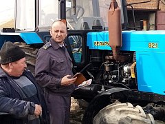 После прохождения  технического осмотра  сразу в борозду
