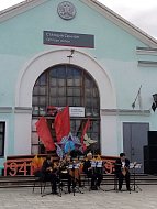 Воинский эшелон Победы  на станции Сенная