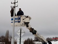 Красочное оформление площади –  дело рук умельцев