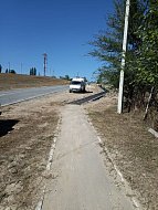 В селе Воскресенское сделали тротуары на нескольких улицах
