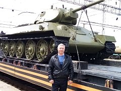 Воинский эшелон Победы  на станции Сенная