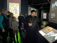 Открытие выставки «100-летие подвига новомучеников и исповедников Российских при изъятии святынь» в Историческом парке