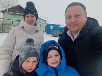Новогодние поздравления  семей участников СВО