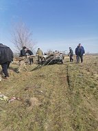 В Синодском МО продолжается работа по благоустройству кладбищ