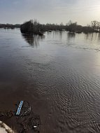 В селе Коморовка из-за разлива реки Терешки затопило дом