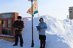 «Час памяти» у памятника воинам-интернационалистам