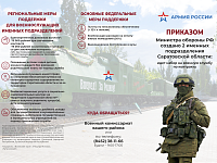 Саратовцев приглашают пройти военную службу по контракту
