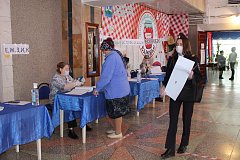 Активно включились в процесс голосования