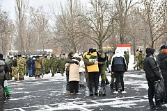 Саратовские мобилизованные отправляются в зону проведения СВО