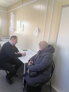 Глава Воскресенского района провёл приём граждан в селе Студёновка