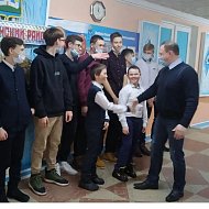 Встреча главы района  с инициативными школьниками