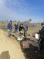 В Синодском МО продолжается работа по благоустройству кладбищ