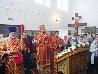 Митрополит Игнатий совершил Великое освящение Свято-Троицкого храма с. Воскресенское