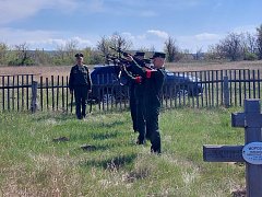 Вчера в селе Славянка похоронили бойца погибшего на Украине
