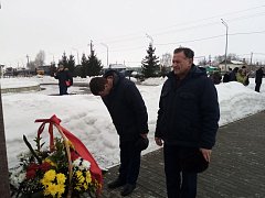 «Боевое братство» возложило цветы  к памятнику  В.Г. Клочкову