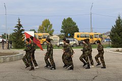 На родине Героя Советского Союза политрука Клочкова Василия Георгиевича в селе Синодское состоялась легендарная военно-патриотическая игра «Зарница».