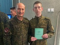 Ученик нашей школы участвовал  в учебных военных сборах