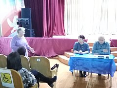Вчера в ДК села Воскресенское прошло собрание в поддержку местных инициатив
