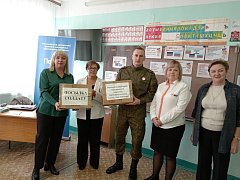 Встреча с участником СВО в Елшанской школе