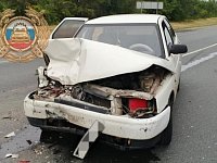После аварии под Славянкой водитель ВАЗ-2110 доставлена в больницу