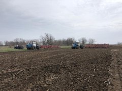 На этой недели аграрии активно приступили к покровному боронованию. 