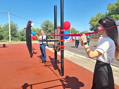 В селе Синодское открыта площадка  для сдачи норм ГТО