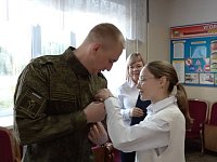 Встреча с участником СВО в Елшанской школе