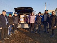 В селе Биктимировка прошла акция по сбору гуманитарной помощи для участников СВО