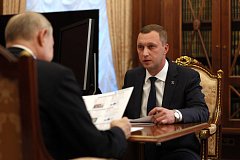 18 июля глава региона Роман Бусаргин на встрече с президентом России Владимиром Путиным доложил о социально-экономической ситуации в области
