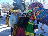 Всеобщее веселье  в честь проводов Зимы