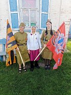 В Воскресенском районе прошла патриотическая акция «Парад у домов ветеранов»