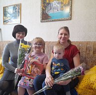В Воскресенском районе прошла акция "Букетик с фронта"