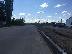 А рамках региональной программы  в Воскресенском районе идет ремонт тротуаров