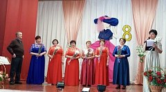 Концерт приуроченный к празднику 8 марта прошёл в селе Андреевка