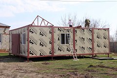 В СЕЛЕ УСОВКА ИДУТ РАБОТЫ ПО ВОЗВЕДЕНИЮ НОВОГО ФАПА