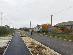 Протяжённость отремонтированных в регионе тротуаров равна расстоянию от Балакова до Хвалынска
