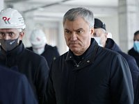 Вячеслав Володин проверил ход работ по возведению нового онкоцентра в Саратове