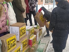 Школьники села Воскресенское передали подарки бойцам СВО