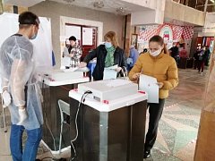 Активно включились в процесс голосования