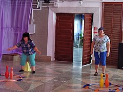 Районный Дом культуры провели для детей развлекательное мероприятие "Ох и Ах у ребят в гостях"!
