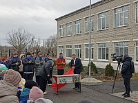 Помним, гордимся, чтим: в Синодской школе  прошла торжественная линейка в честь героев-панфиловцев