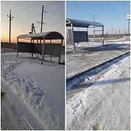 В сильный мороз работники дорожной службы сработали на отлично