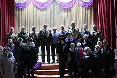«Воспитан был на доблести  и за Отчизну рвался в бой  по чести и по совести» 