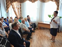 Депутат областной Думы побывала в Воскресенском районе