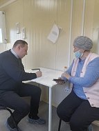 Глава Воскресенского района провёл приём граждан в селе Студёновка