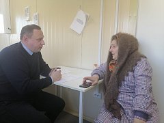Глава Воскресенского района провёл приём граждан в селе Студёновка