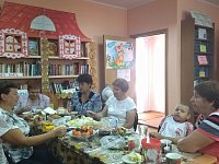 В Синодской библиотеке был организован фольклорный вечер "Песни наших бабушек".