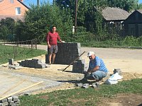 Территория бульвара возле районного Дома культуры, преобразилась.