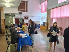 Голосование на всех избирательных участках Воскресенского района идёт полным ходом