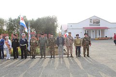 На родине Героя Советского Союза политрука Клочкова Василия Георгиевича в селе Синодское состоялась легендарная военно-патриотическая игра «Зарница».